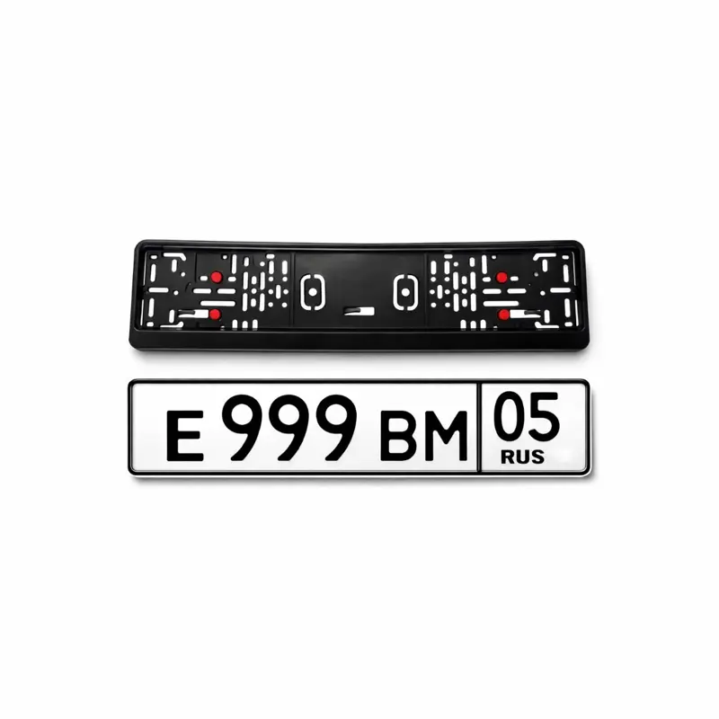 Wengallbi Russian Plate E999BM|05RUS - Bold & Eye-Catching Design for Car Lovers - 52x11CM Size - Stand Out with Confidence