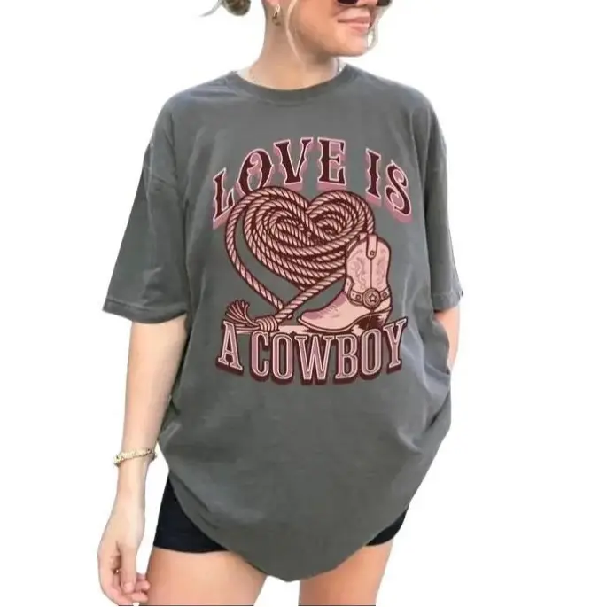 Kelsea Ballerini Love Is A Cowboy Shirt, Kelsea Concert, Patterns Tee, Graphic T-shirt, Unisex Tee, Gift For Fan, Top Women Menswear