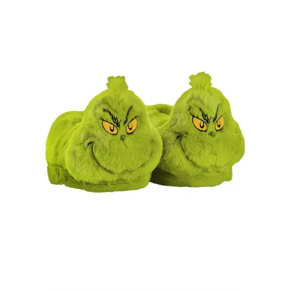 The Grinch 3D Character Slippers for Adults