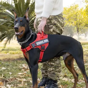 X9 Reflective Tactical Dog Harness Leash for Medium and Large Dogs Labrador Vest-Style Pet Harness
