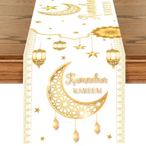 Ramadan Table Runner Eid Mubarak and Ramadan Decoration