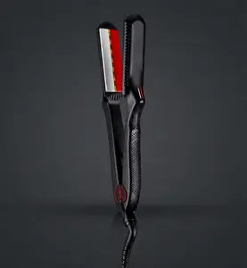 Classic Infrared Tourmaline Ceramic Black Titanium Flat Iron 1.5''