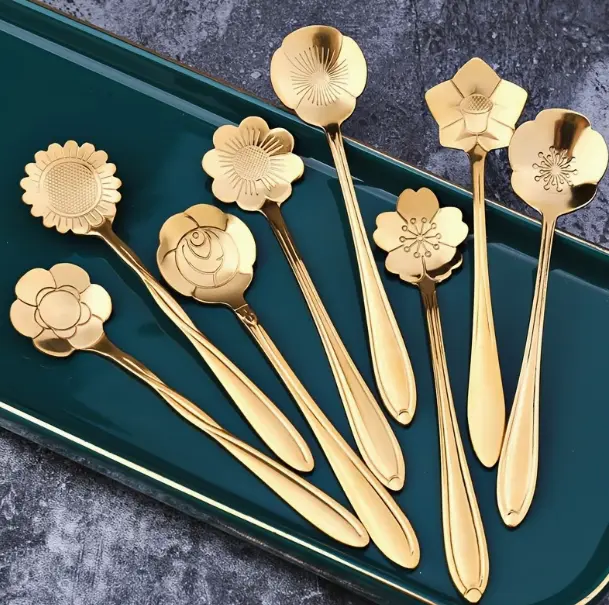 Small Flower Teaspoon Set