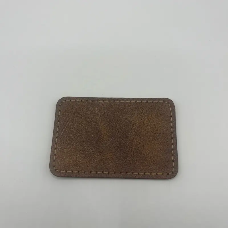 Custom leather heat transfer patches