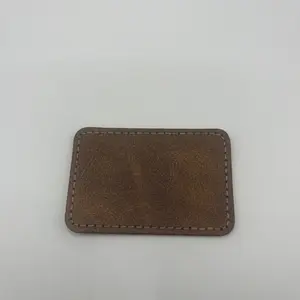 Custom leather heat transfer patches
