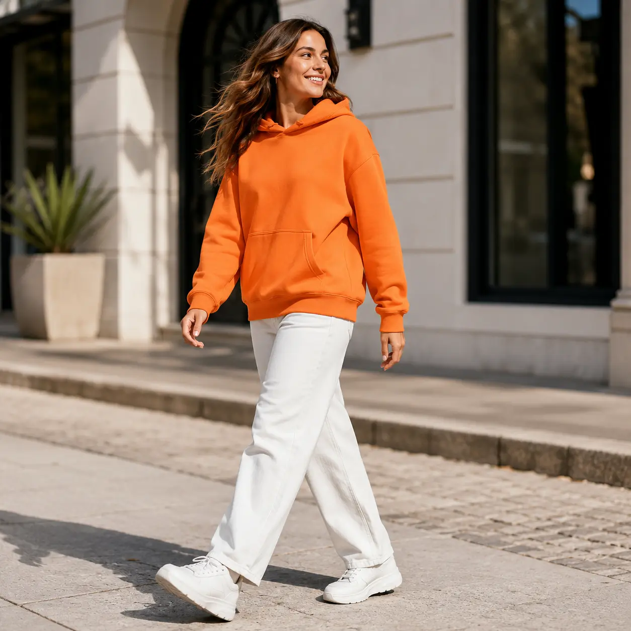 Women’s Double Hood Fleece Hoodie, Essentials Hoodie,Plush Lined Quilted Pullover Sweatshirt, Oversized Streetwear Top,Streetwear Fleece Hoodie,Plush Lined Hoodie, Oversized Cotton Fleece Pullover Sweatshirt, Casual Everyday Hooded Top