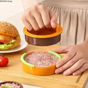 Non-Stick Hamburger Patty Press Maker, Detachable Mold Design & Easy Release Surface, Perfect for Backyard BBQs, Camping Grilling & Making Uniform Beef Patties for Homemade Burgers