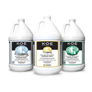 K.O.E. Gallon Scent Bundle (3 Piece) Kennel Odor Eliminator Apricot, Fresh Scent and Original 128 oz each