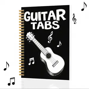 1 A5 Sheet Music Notebook for Producers Guitar Tablature Book Blank Staff Paper Music Composition Notebook 8-Line Staff (Music Composition Notebook)