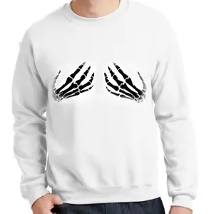 Women's Skeleton Hands Knit Sweater - Womenswear, Knitwear
