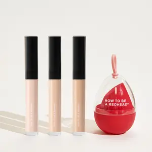 How to be a Redhead Finally Bright Redhead Concealer Bundle with Redhead Club Beauty Sponge for Flawless Application & Cruelty-Free Formulab