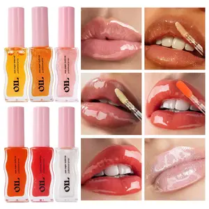 8 Color Fruit Honey Moisturizing Glossy Lipstick Lipgloss, Long-Lasting Nourishment, Non-Sticky Texture, Shiny Lip Color, Glossy Lips