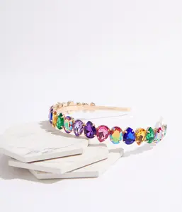 Rainbow Rhinestone Headband Rainbow Rhinestone Headband