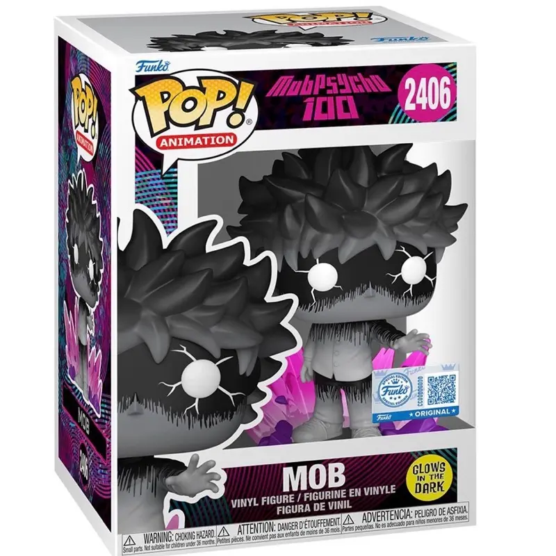 Anime Funko Pop! Mob #2406 (Mob Psycho 100) Anime Collectible Vinyl Figure