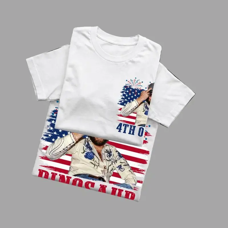 Din0saur H.ank Wi.lliams Jr.Bocephus Western Shirt, 4th Of July shirt, Funny Cowboy Quote Shirt, Country Music Vintage Style Unisex shirt, Classic Coutry Fan Gift, MADE IN USA