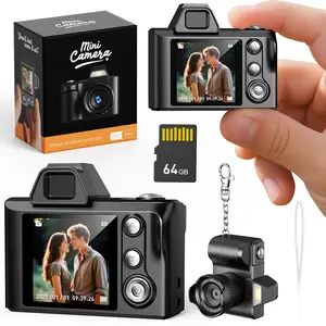 Viral Mini Digital Camera, 1080P Y2K Retro Vlog Camera with Filters & Flash, Pocket Cam with Silicone Case for Concerts, Travel & Everyday Memories