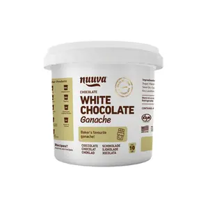 White Chocolate Ganache | Soft & Creamy Filling & Topping | Perfect for Cakes, Tarts, Truffles, Cookies & Mousses | Use as Chocolate Fondue | No Refrigeration Needed | Shelf-Stable | Gluten-Free | Kosher Certified
