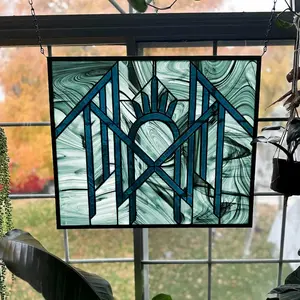 Sleep Token Offering Teal Logo Suncatcher Window Hanging Acrylic Window Decor For Home