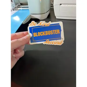 Be Kind Rewind, Blockbuster Vinyl Sticker
