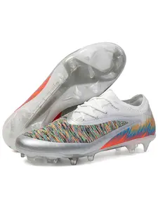 Men's & Women's Soccer Cleats, Outdoor Artificial Grass Football Shoes, Unisex Training Boots, High-Quality Ag/fg Style, Sports Shoes, Turf Shoes, Speed Cleats