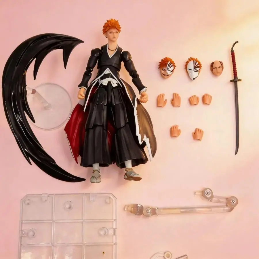 Anime Figure Ichigo Kurosaki from Bleach: Thousand Year Blood War Arc 25cm Collectible Model Toy for Fans | Co