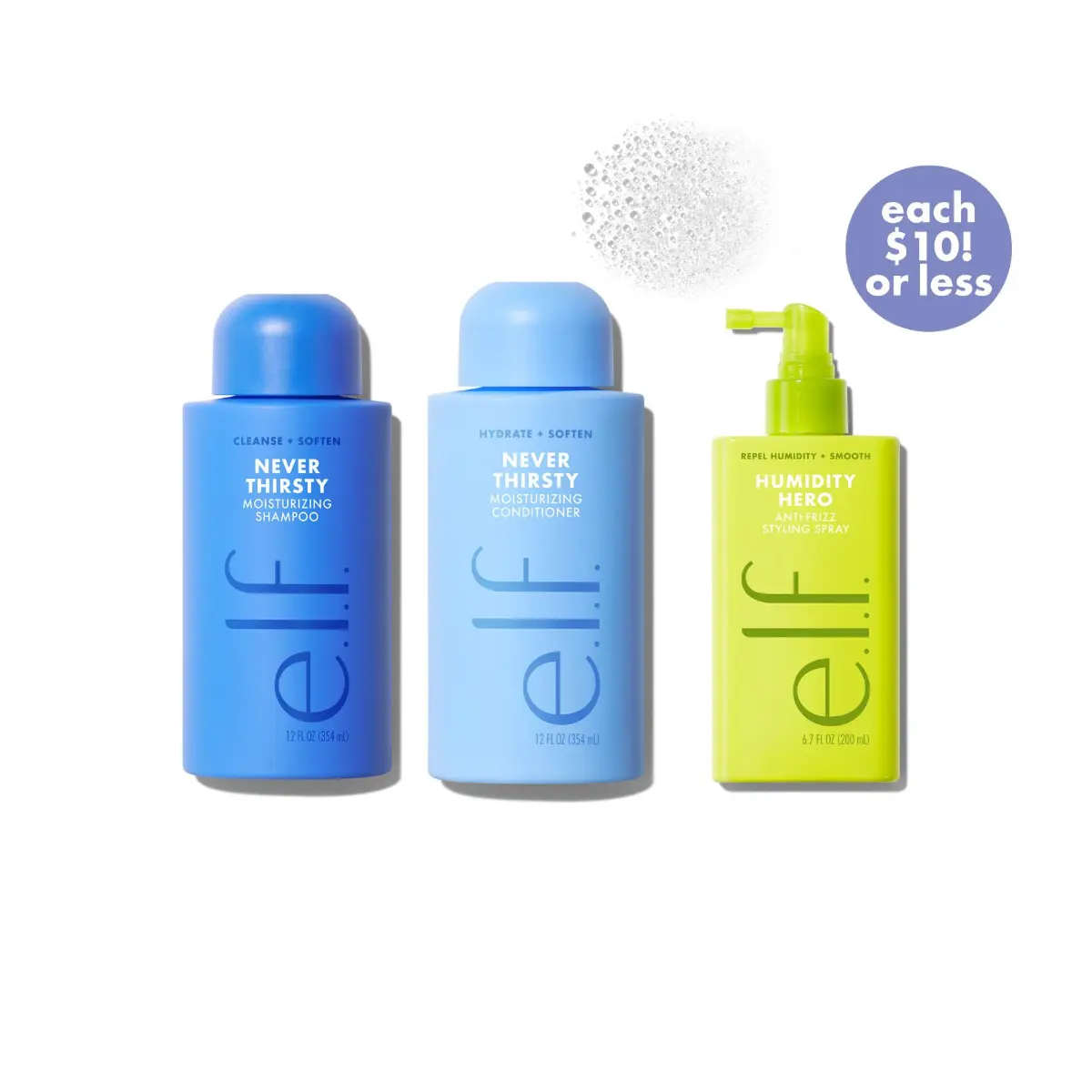 Frizz To Rizz Haircare Trio: Hydrate + Smooth + Repel Frizz For Every Hair Type (Shampoo + Conditioner + Anti-Frizz Styling Spray) Frizz To Rizz Haircare Trio: Hydrate + Smooth + Repel Frizz For Every Hair Type (Shampoo + Conditioner + Anti-Frizz Styling Spray)
