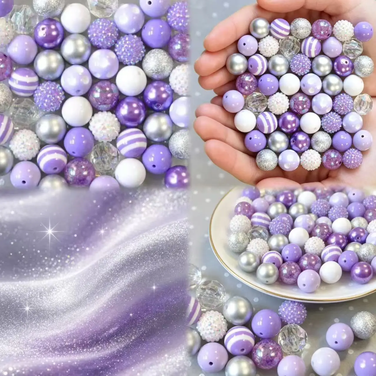 Tara--P32-Mixed DIY Pen Beads Phone-chain Beads