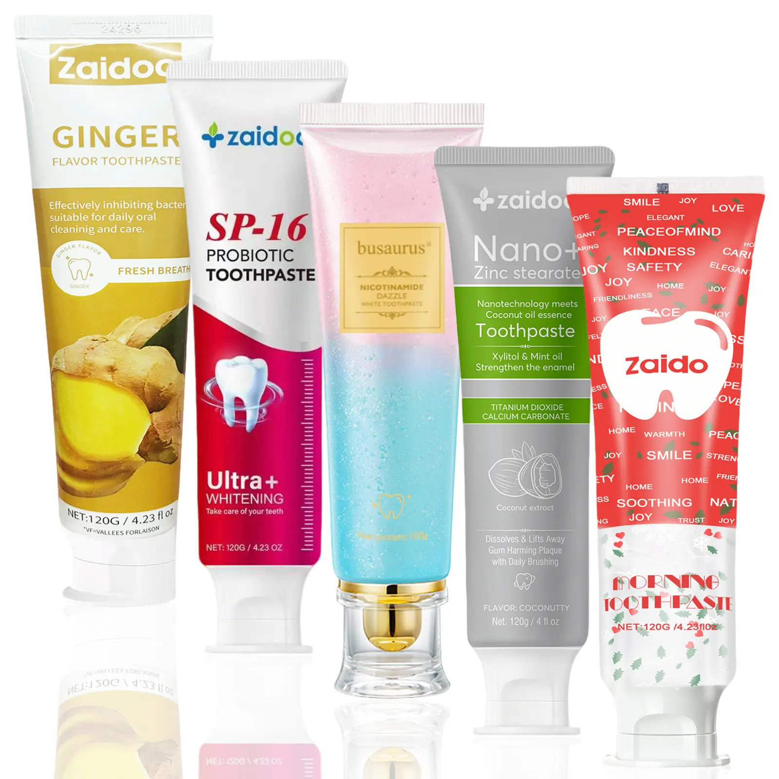 Classic Protective Toothpaste – Plant-based extracts gently clean teeth, effectively removing stains and food residue. Refreshing paste, fine foam, long-lasting oral cleanliness after brushing, all-day fresh comfort. Fluoride-free.