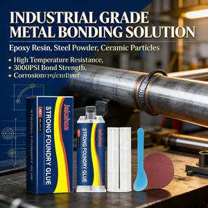 Metal casting adhesive, casting adhesive, AB adhesive, waterproofing repair adhesive for stainless steel, copper and aluminum, metal sealant