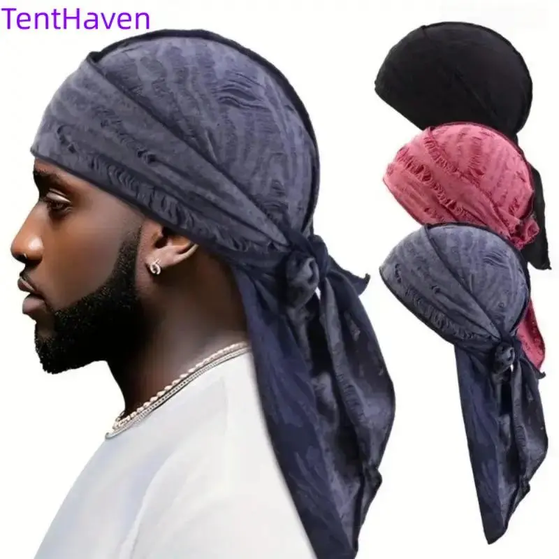 Men's 3-Pack Vintage Worn-Out Cotton Pirate Hats with Adjustable Strap, Comfortable Fit for Outdoor Wear & Casual Vibes, Mens Hats for Sports & Outdoor Activities, Worn-Out Look