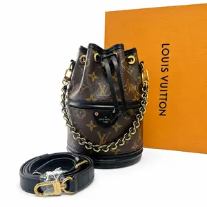Pre-owned LV Black Empreinte NéoNoé Drawstring Bucket Bag D0211