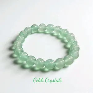 Green Aventurine Bracelet 8mm, 10mm Beads Natural Stones Unisex Healing Bracelet Handmade Bracelet