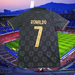2526 Portugal Away Short Sleeve 7# Cristiano RonaldoSoccer Jersey Football Jersey Quick Drying