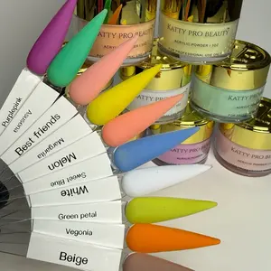 PASTEL COLLECTION FOR NAILS ACRYLIC 10 pcs