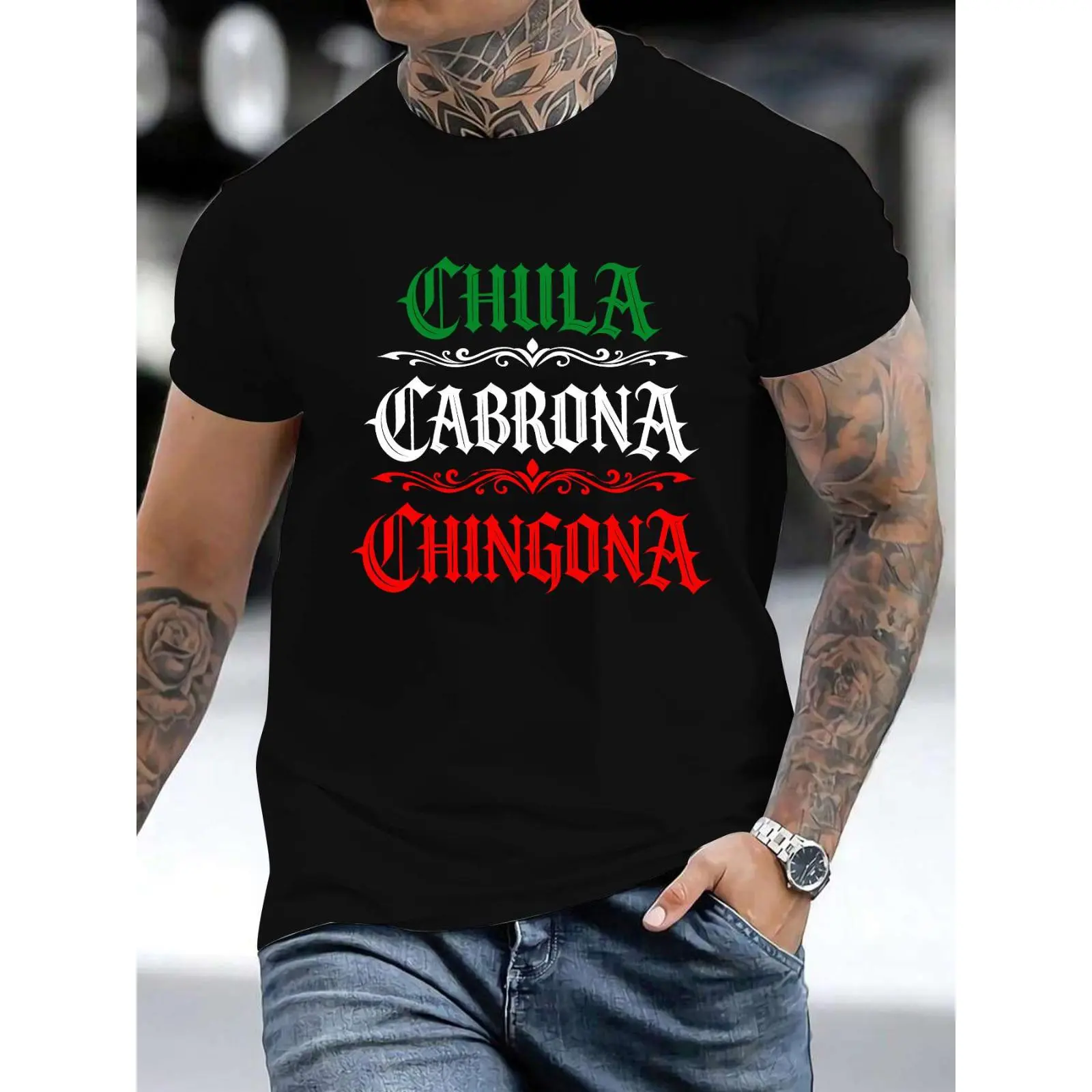 Chilla Cabrona Chingona Tee – Mexican Heritage Graphic Shirt for Latinx Women