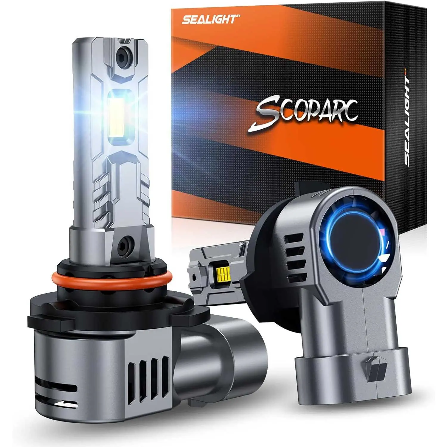 2015 Chrysler 200 9012/HIR2 70W 6500K White IP68 LED Headlight Bulbs 2PCS SEALIGHT S2S