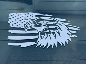 American Flag Eagle Vinyl Decal - 2 PACK American Flag Eagle Vinyl Decal - 2 PACK