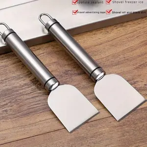 Stainless Steel Shovel Knife Multi-Purpose Scraper, Tile Flat Shovel, Floor Glass Glue Removal, Kitchen Refrigerator Cleaning Tool, Oil Dirt