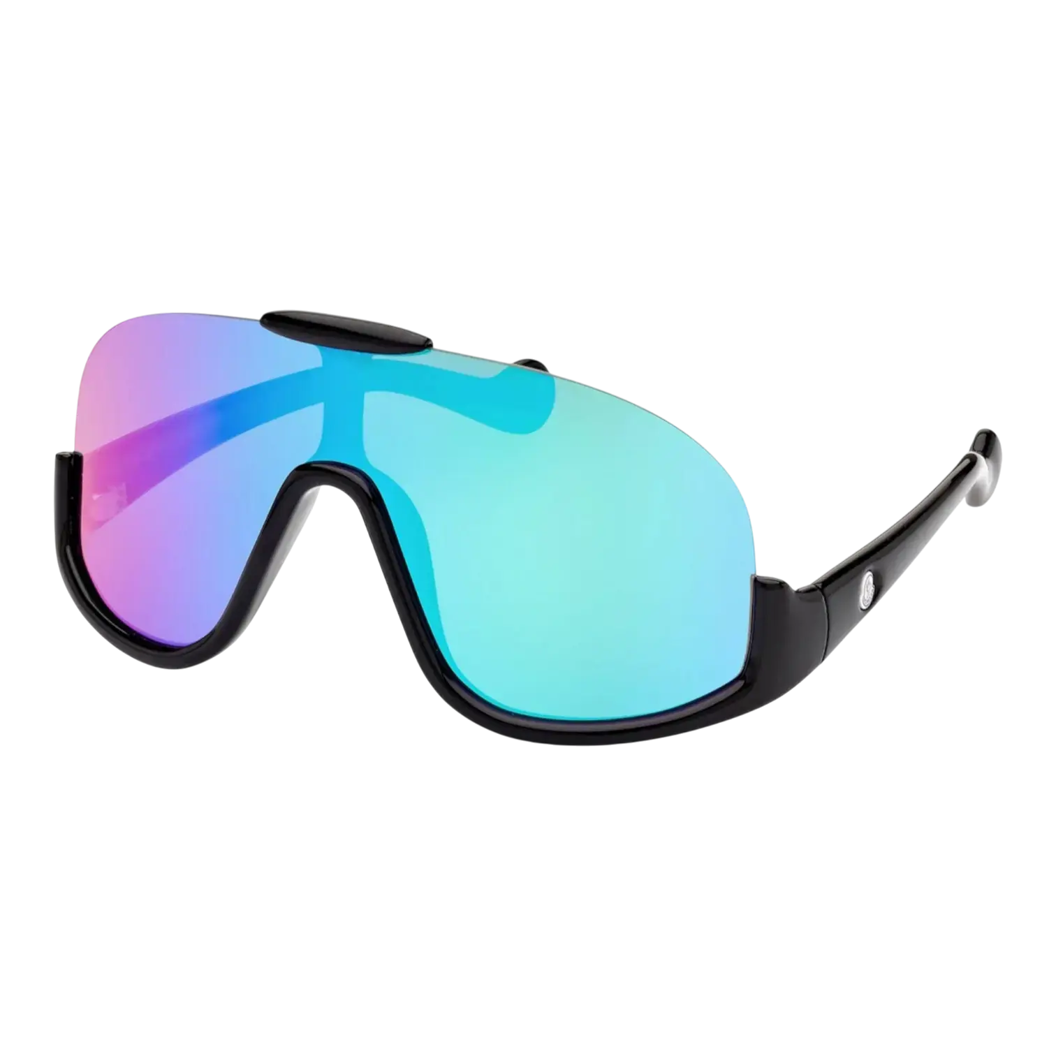 Moncler ML0230 Visseur Shield Sunglasses in Black | Men's