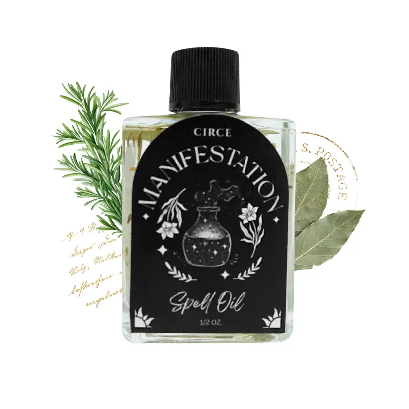 Circe Boutique Manifestation Spell Oil 1/2 oz |  Goal-Setting Ritual Oil