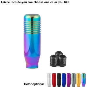 Colorful Car Gear Shift Knob, Interchangeable Knob, Universal Car Aluminum Extended Gear Shifter, Manual Transmission Gear Head Knob, Car Interior Accessories, Automotive, Gearshifter