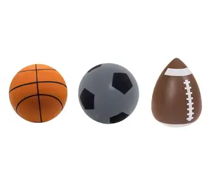 Supreme Silent Sports 3 Pack Basketball, Soccer Ball & Football Supreme Silent Sports 3 Pack Basketball, Soccer Ball & Football