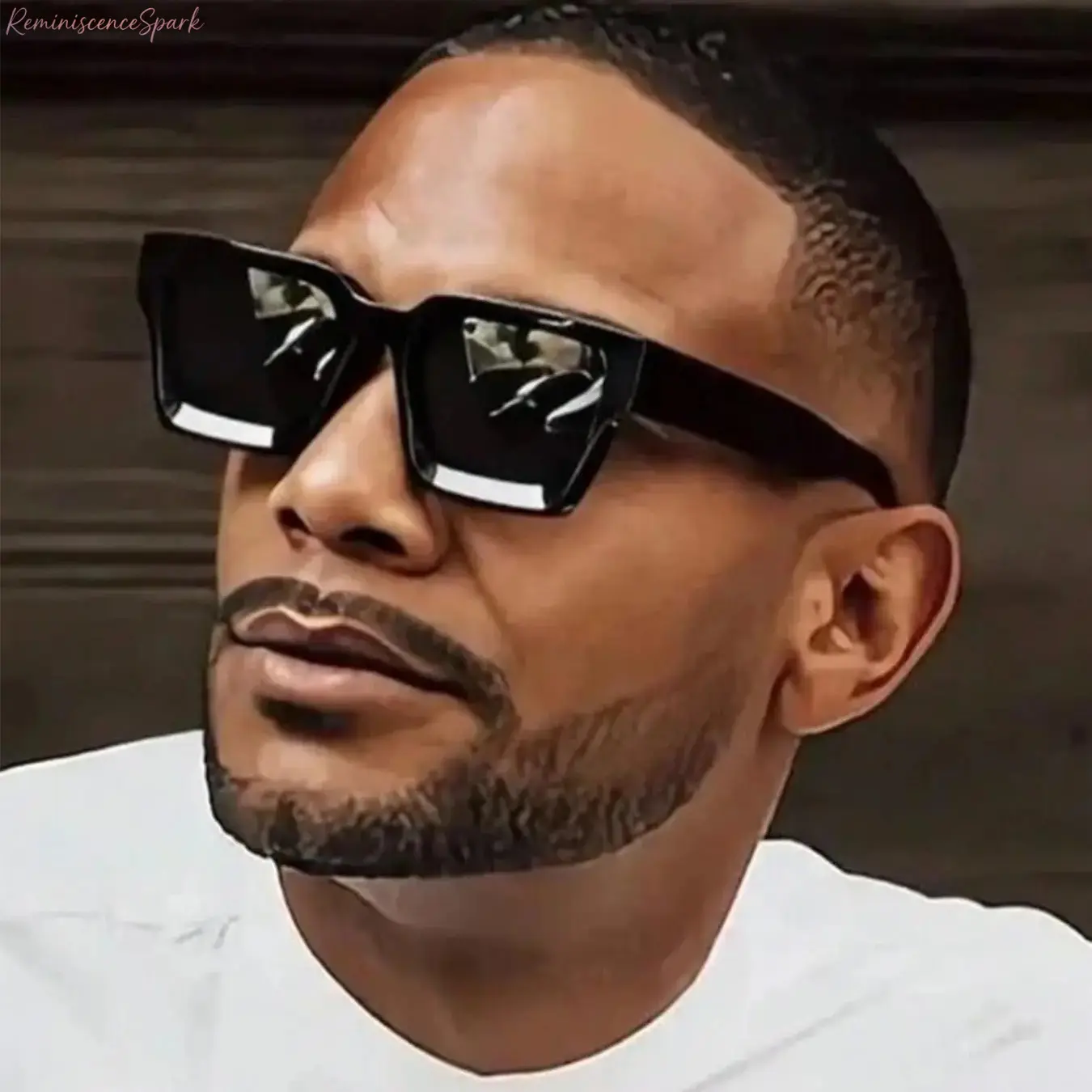 Unisex Square Frame Sports Sunglasses - Minimalist Stylish, Cool, Modern Frames, Styling Sunglasses, Trendy Shades, Fashionable Multifunctional Shades for Daily Wear, Beach Outings