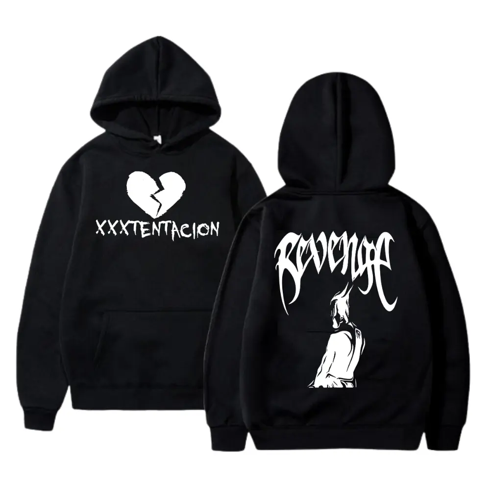 Vintage XXXTENTACION Broken Heart Hoodie, Sweatshirt, T-Shirt, Revenge Style Streetwear, Gothic Rapper Tribute Hoodie, Trending Pullover, Gift for Fans Unisex