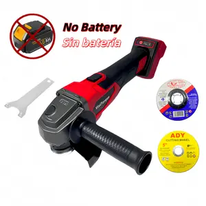Cordless Angle Grinder for Milwaukee 18V Battery, 4-1/2 Inch, 8500RPM Brushless Electric Angle Grinder Tool, 3 Variable Speeds Power Grinder for Cutting,Grinding,Polishing(Battery Not Included) battery  grinder power angle grinder