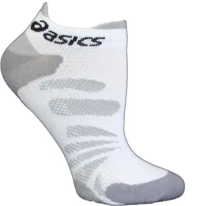 ASICS Mens Sleek Stride Low Cut Socks Athletic Athletic - White