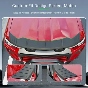 xipoqix Hood Deflector Compatible with 2023-2026 Chevy Colorado Hood Protector TPE Shield Replacement for 2023-2026 Chevy Colorado Accessories Car Hood Cover