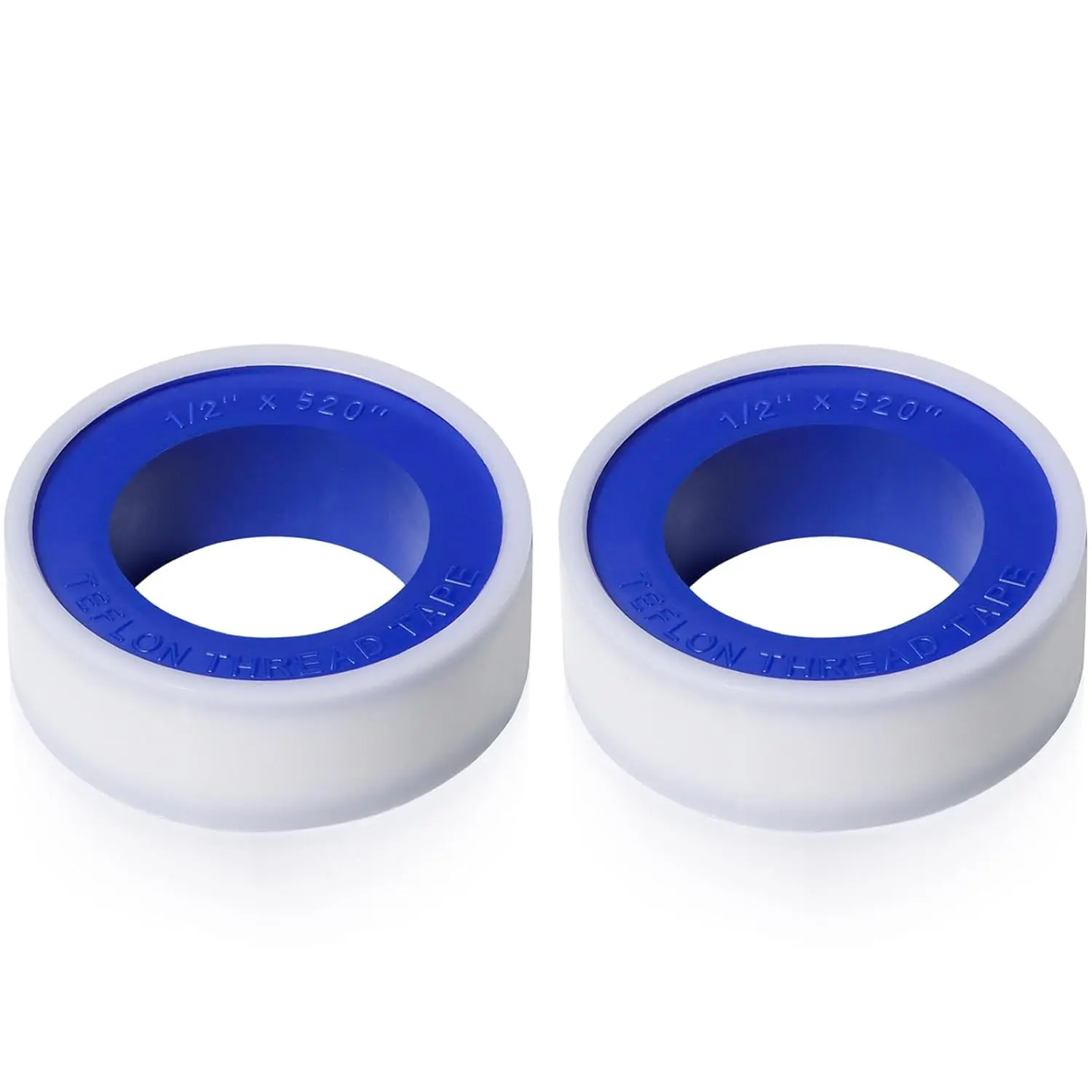 Teflon Tape,PTFE Plumbers Tape,for Sealing,Plumbing,Sealant,Thread Seal for Shower ,Water Pipe, Leakage,(2 Rolls,1/2 Inch X 520 Inches).