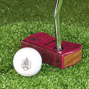 Exotic wood putter Purpleheart and Walnut Bladewood putter