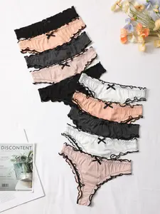 Women's Underwear Set, Breathable Fabric, Comfortable Fit, S-Xxl Sizes Available, Ideal for Daily Wear & Various Occasions, Soft Breathable Panties